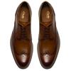 CLARKS MENS SHOE - TAN LEATHER
